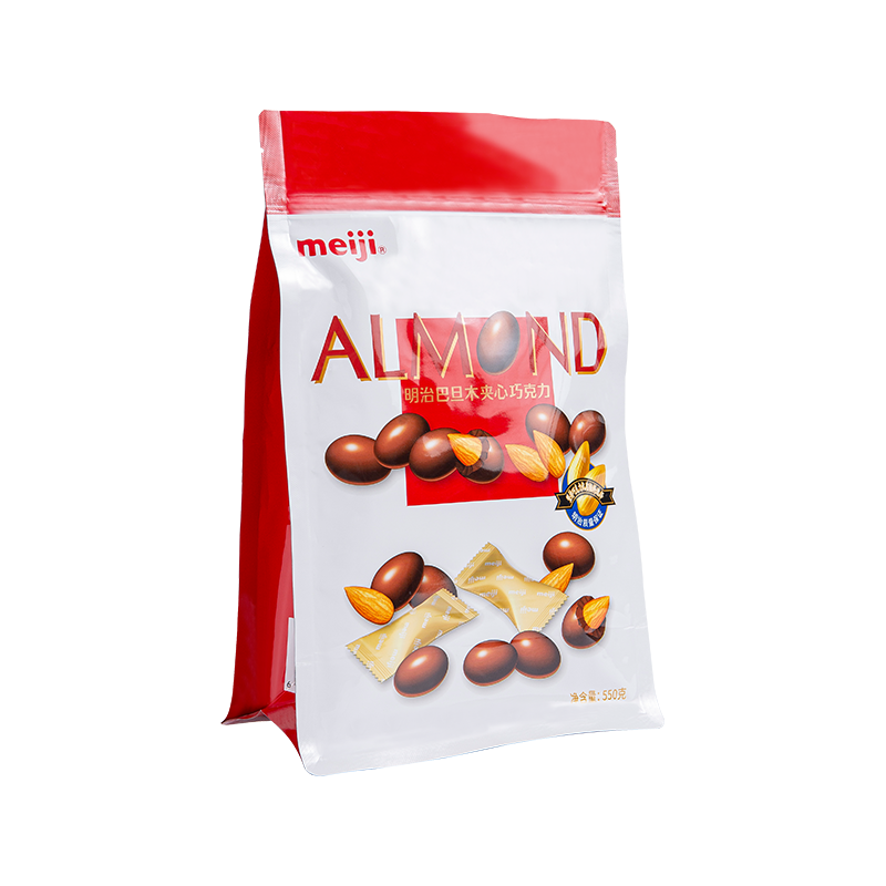 Borsa per cioccolato con chiusura a otto lati resistente all'umidità Borsa per cioccolato con chiusura a otto lati resistente all'umidità