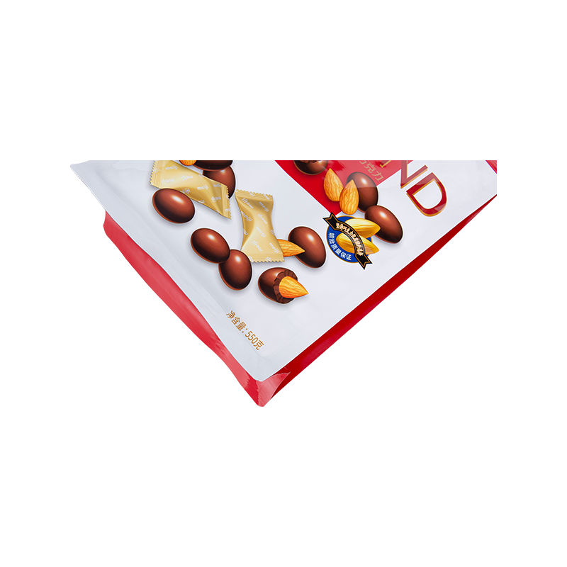 Borsa per cioccolato con chiusura a otto lati resistente all'umidità Borsa per cioccolato con chiusura a otto lati resistente all'umidità