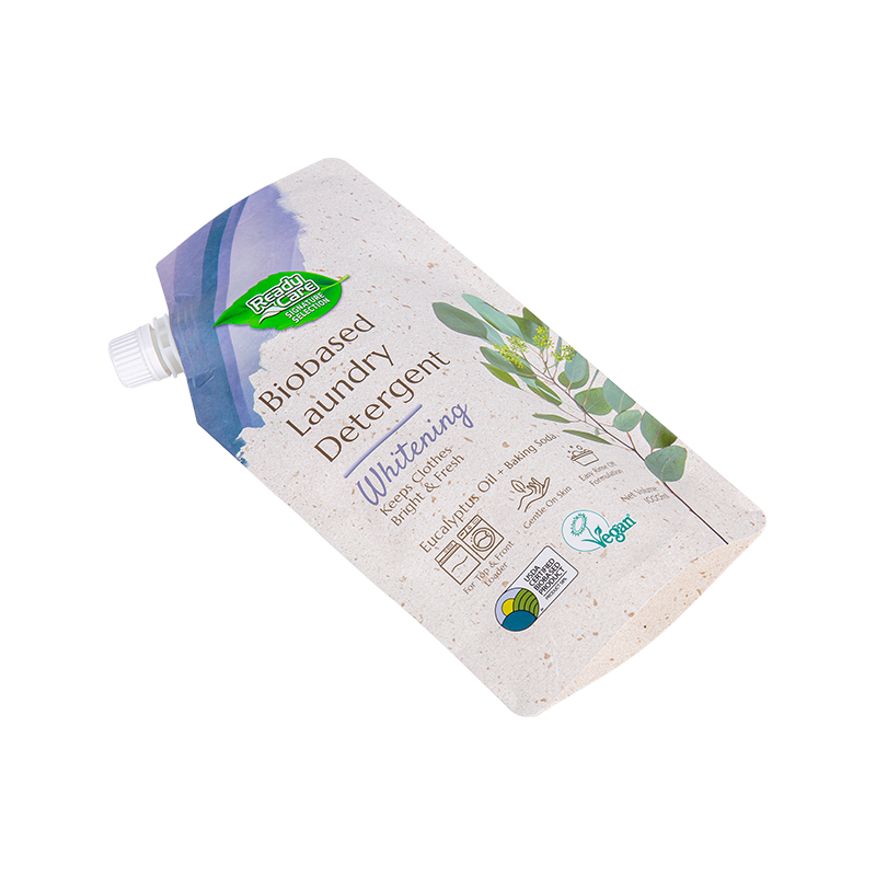 Borsa per detersivo per bucato con beccuccio con prestazioni di tenuta Borsa per detersivo per bucato con beccuccio con prestazioni di tenuta