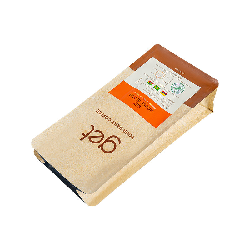 Busta da caffè con chiusura a otto lati da 250 g-1 kg Busta da caffè con chiusura a otto lati da 250 g-1 kg