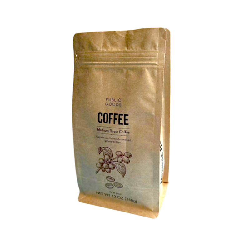 Custodia in carta Kraft degradabile resistente, durevole, traspirante e resistente agli strappi